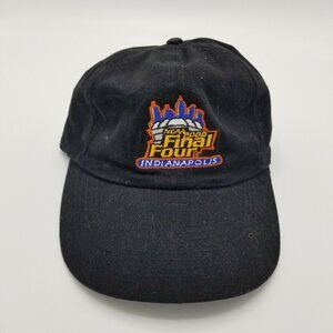 Vintage 2000 NCAA Final Four Indianapolis Hat Cobra Caps Black Strapback Vtg